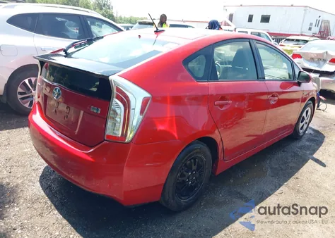 2013 Toyota Prius из США, поврежденный, VIN JTDKN3DU1D1621238